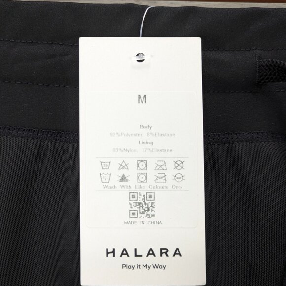 High Waisted Drawstring Contrast Mesh Split 2-in-1 Side Pocket Flowy Wide Leg Yo - Picture 4 of 8